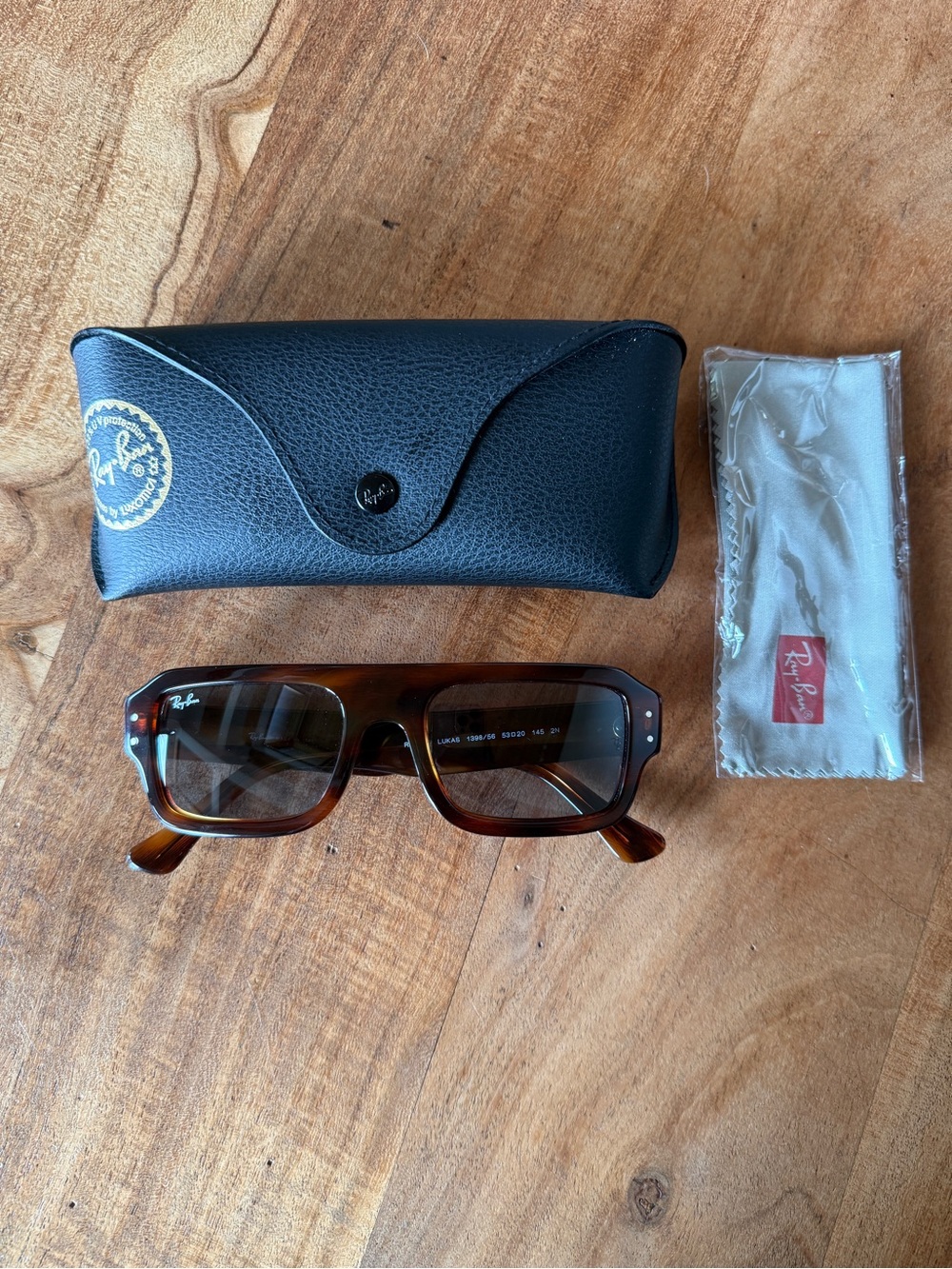 Ray-Ban Rb4454 Lukas Rectangular Sunglasses - Picture 4 of 7